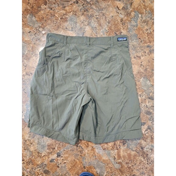 Vintage 1999 Patagonia size 34 Hiking Shorts Green Utility Nylon VTG (A16)